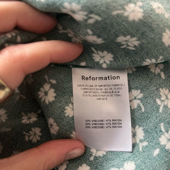 Reformation floral print mochi mini dress - Picture 5 of 5